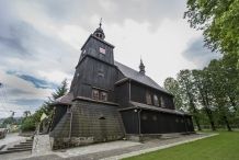 Die Pfarrkirche Mari Himmelfahrt in Wysowa