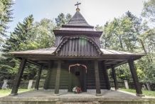 Kaplica na cmentarzu wojennym na Jastrzbce w Kamionce Maej